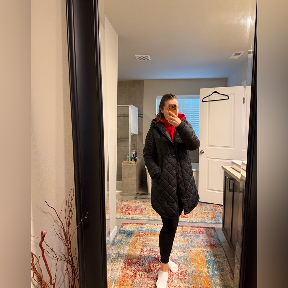 Women's Black Quilted Jacket